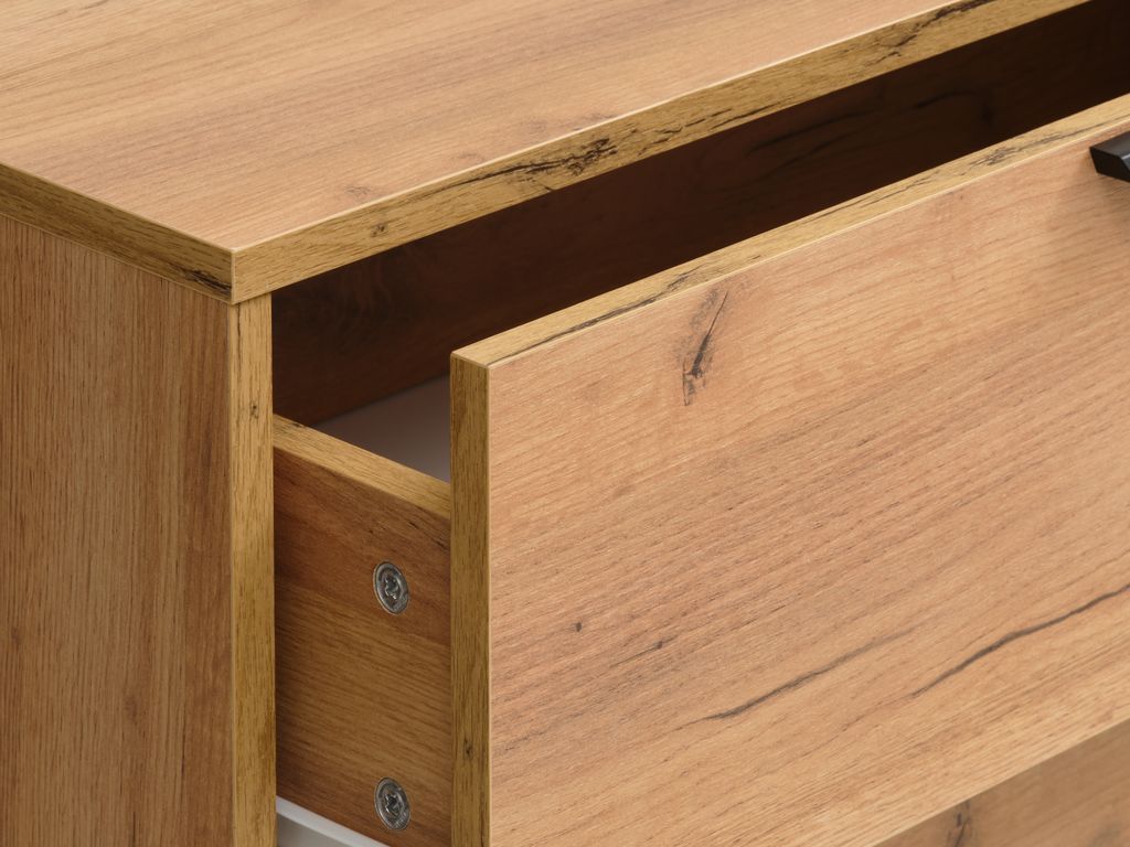 Buffet – 4+4 tiroirs – Chêne naturel sauvage