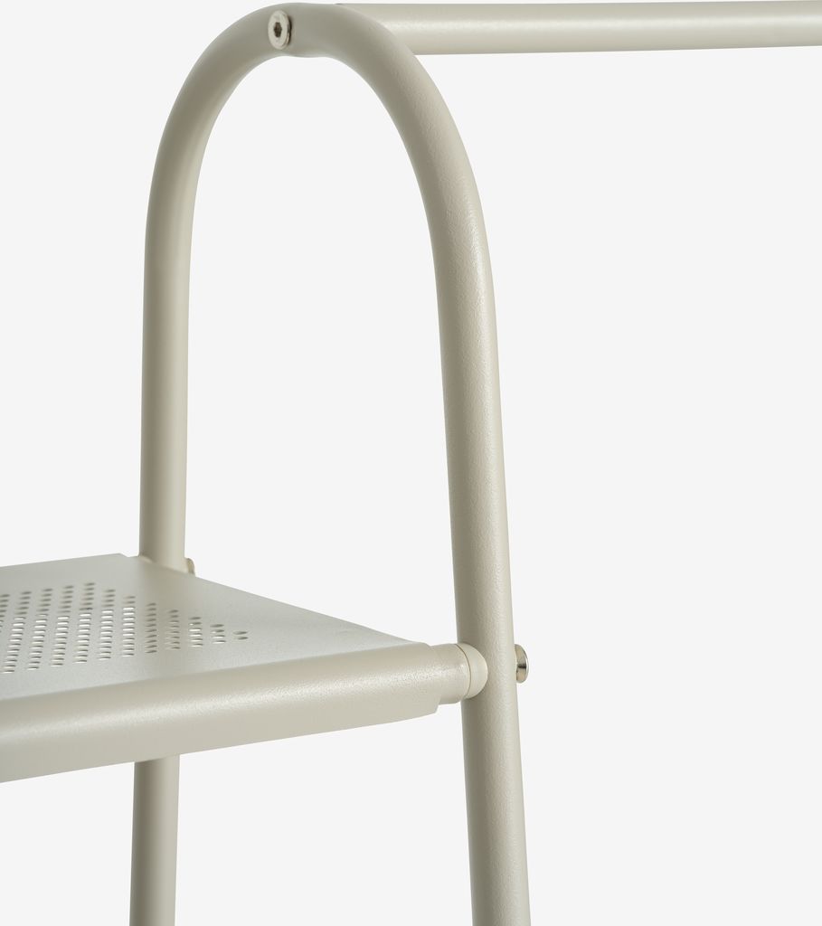 Meuble d’entrée 4 tablettes sable Sertex