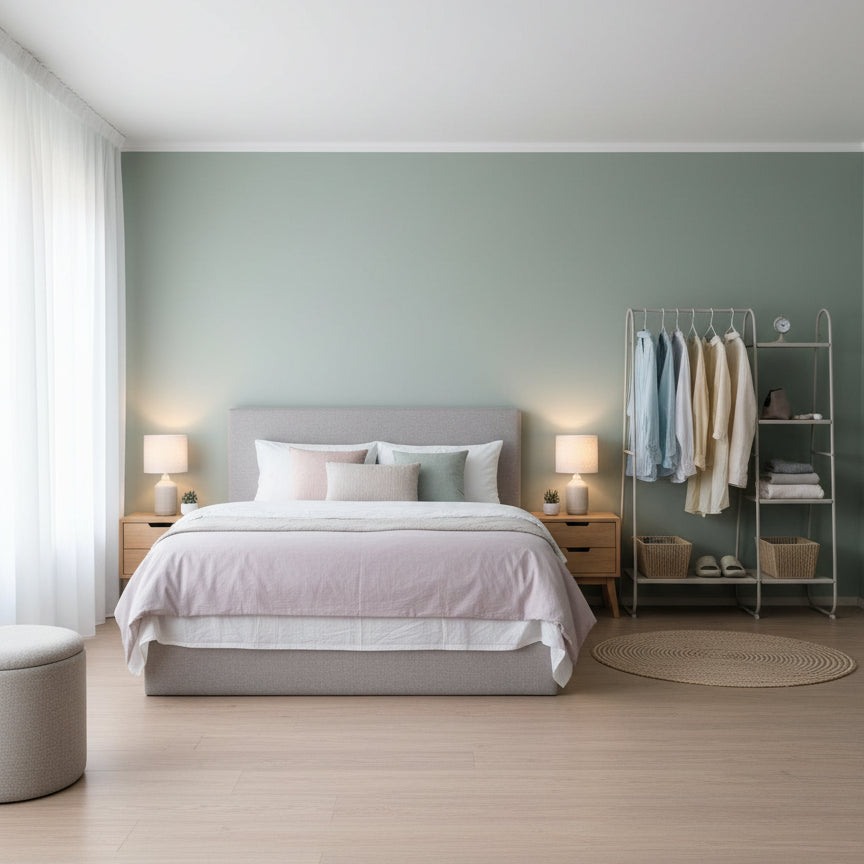 Meuble d’entrée 4 tablettes sable Sertex