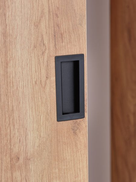 Armoire ODDER 120x201 a/miroir coloris chêne naturel sauvage