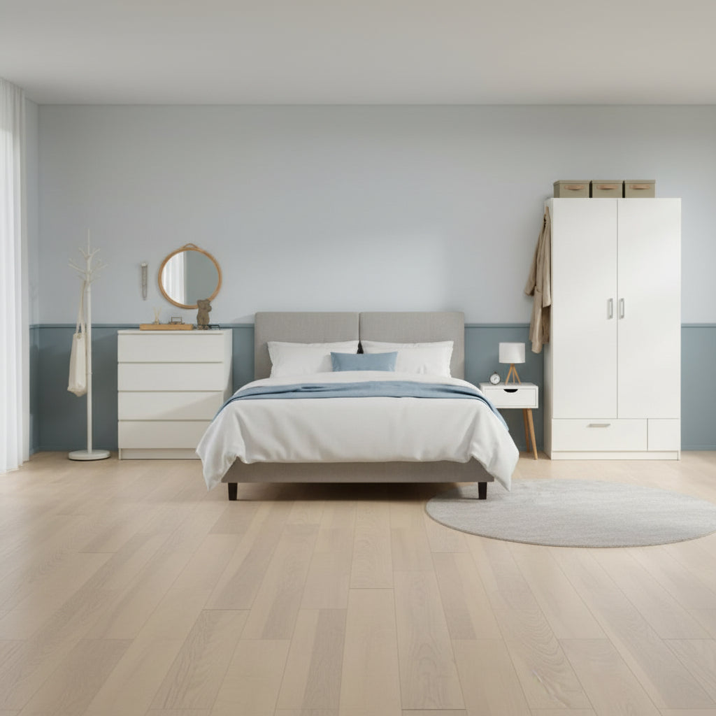 Commode – 4 tiroirs – Blanc