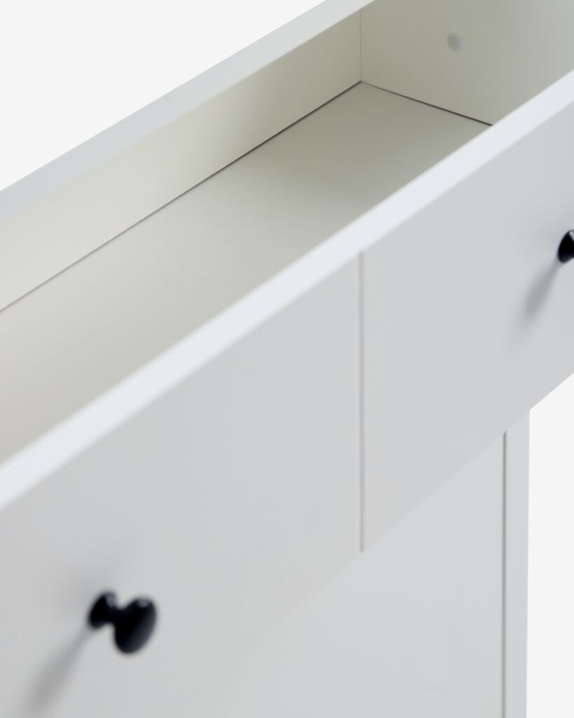Meuble à Chaussures – 2 Compartiments – Blanc