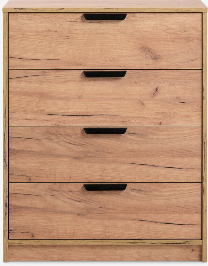 Commode – 4 tiroirs – Chêne naturel sauvage