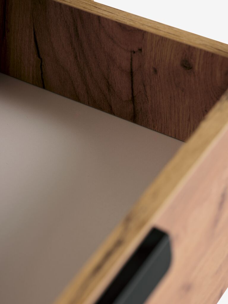 Commode – 4 tiroirs – Chêne naturel sauvage