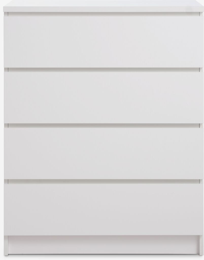 Commode – 4 tiroirs – Blanc