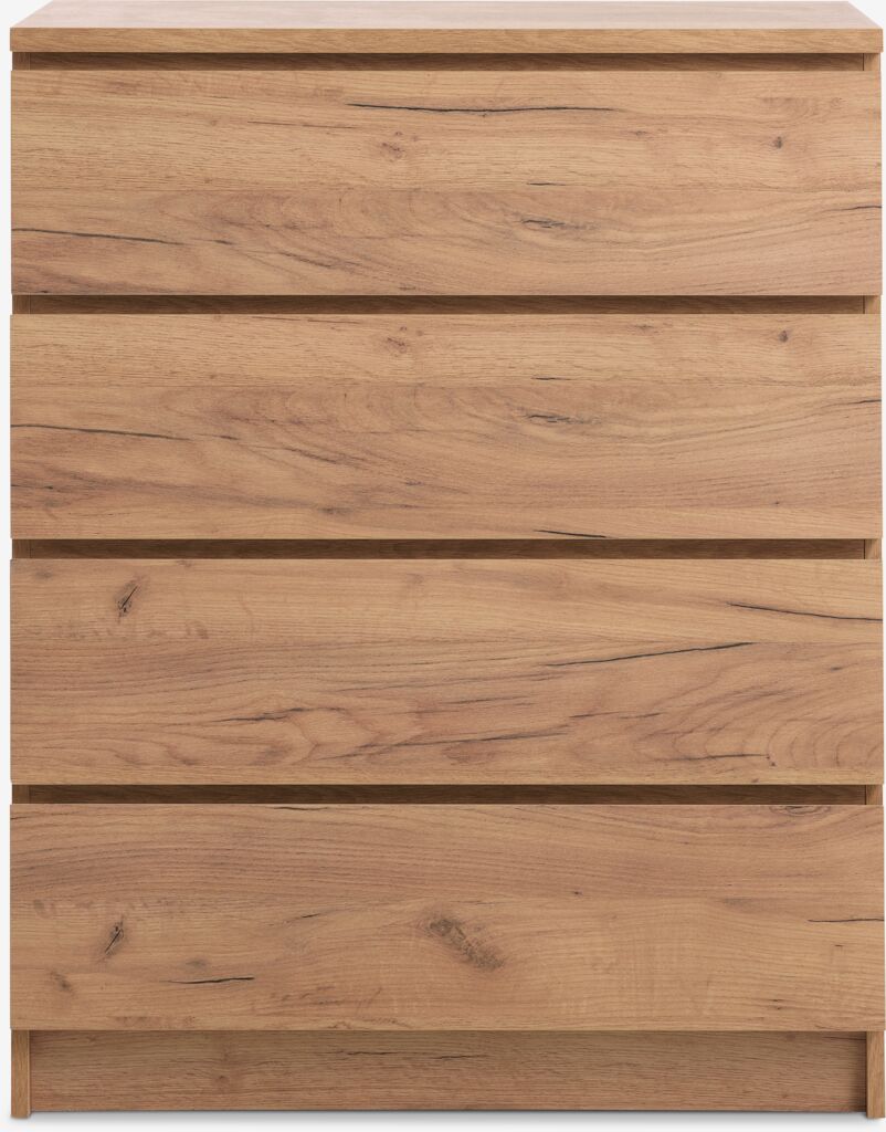 Commode – 4 tiroirs – Chêne naturel sauvage