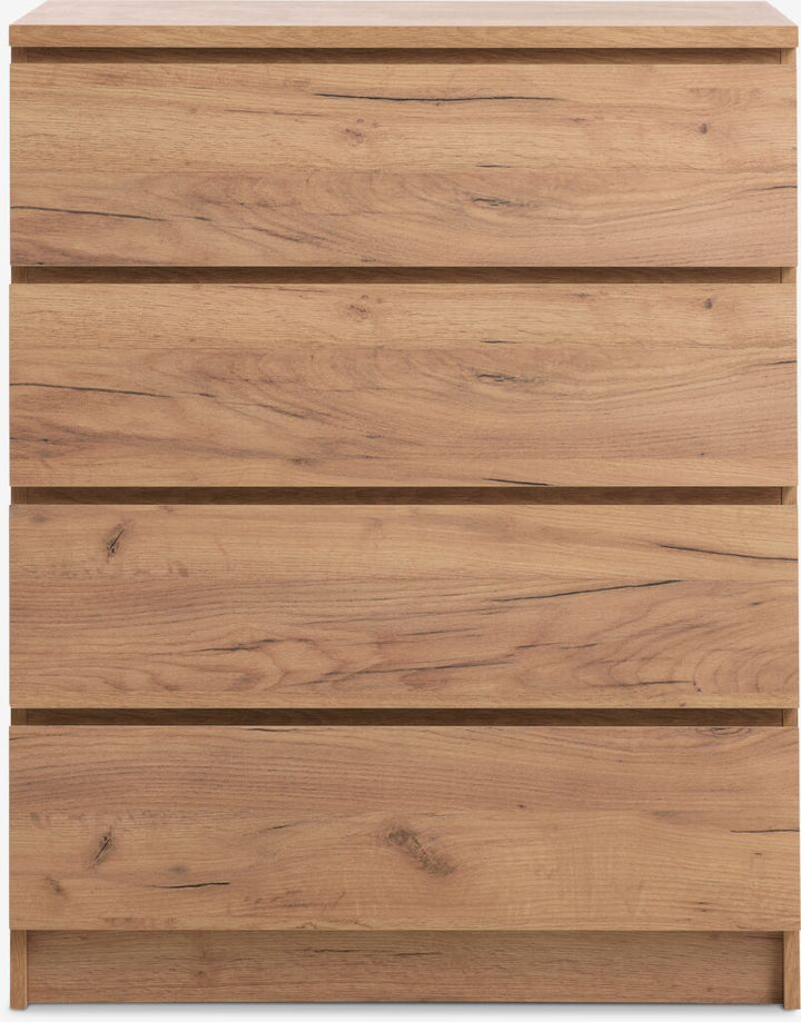 Commode – 4 tiroirs – Chêne naturel sauvage