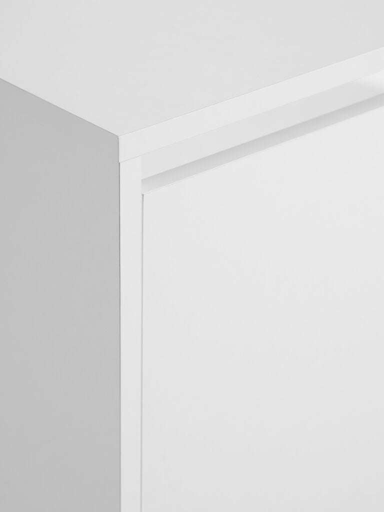 Meuble à chaussures 2 compartiments blanc