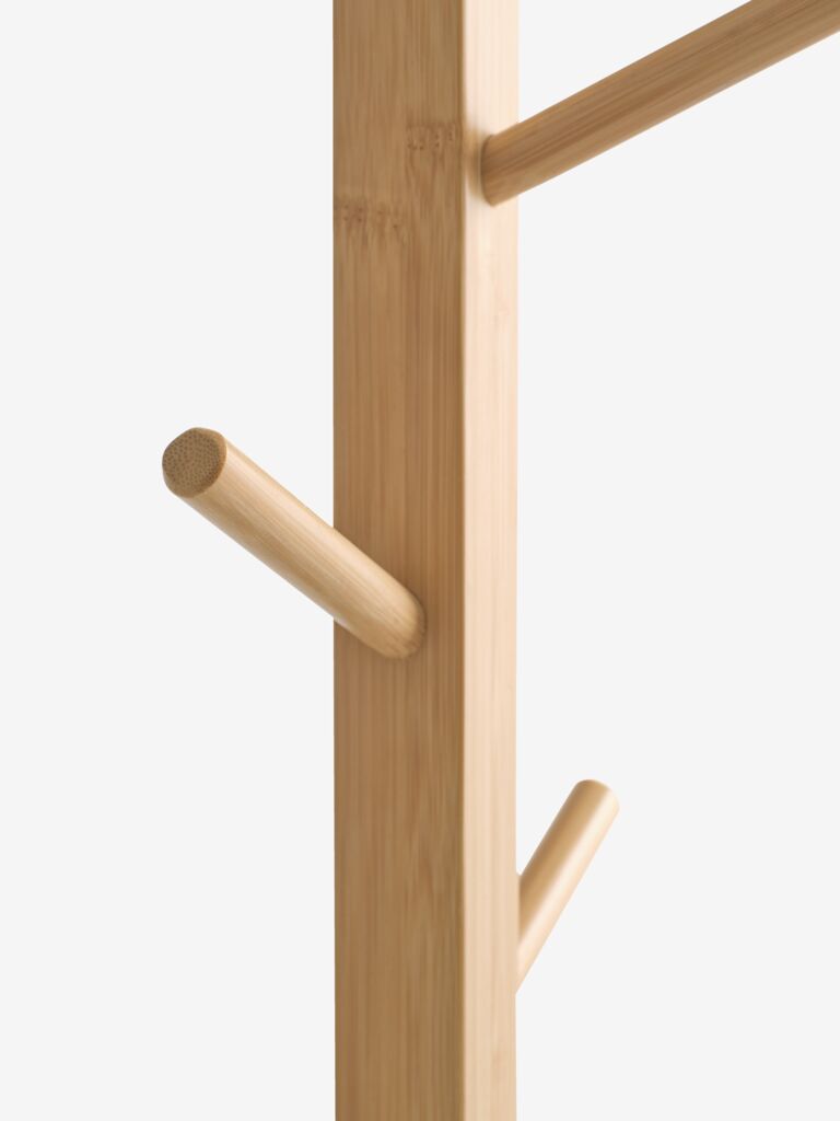 Porte‑manteaux en bambou