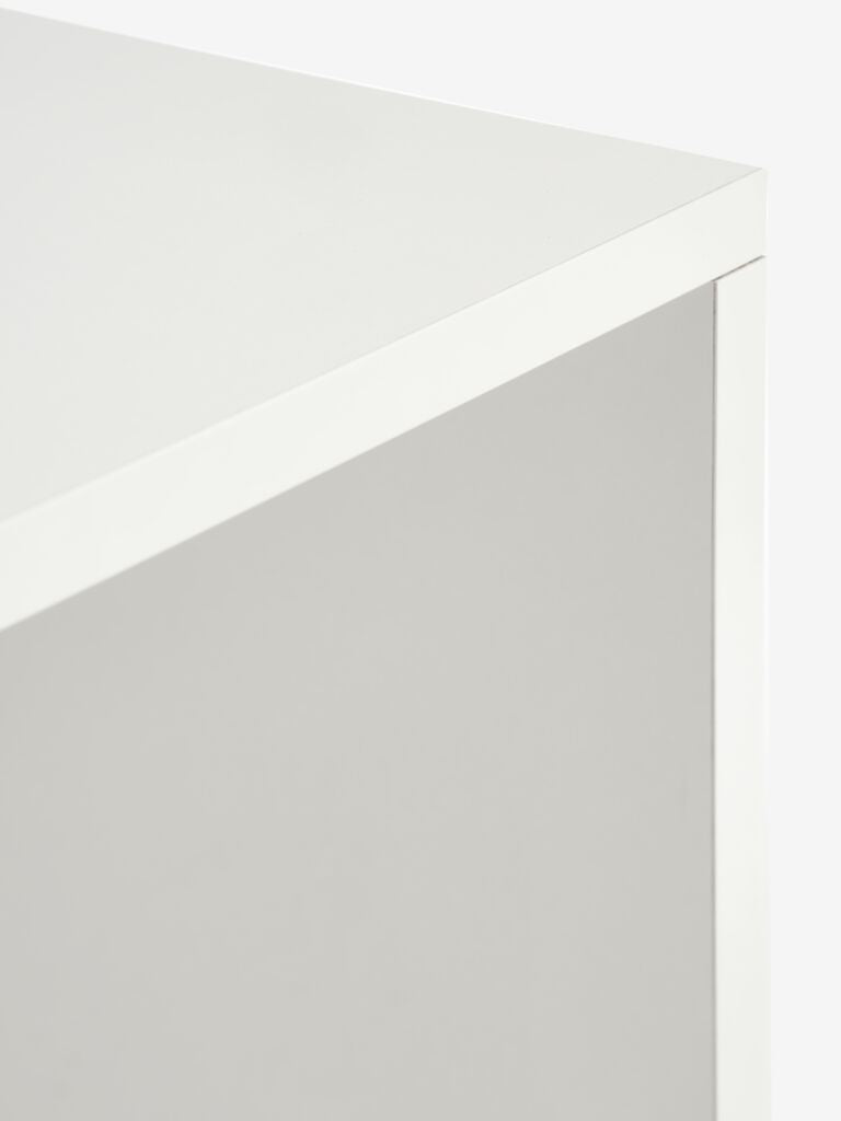 Bureau 60x120 4 tiroirs blanc