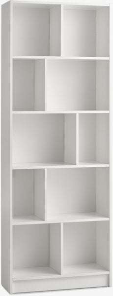 Bibliothèque MOSBJERG 10 tablettes blanc