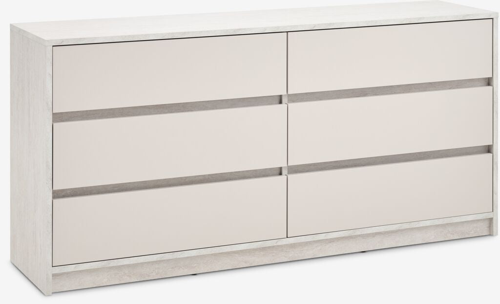 Commode 3 tiroirs – Travertin / Beige