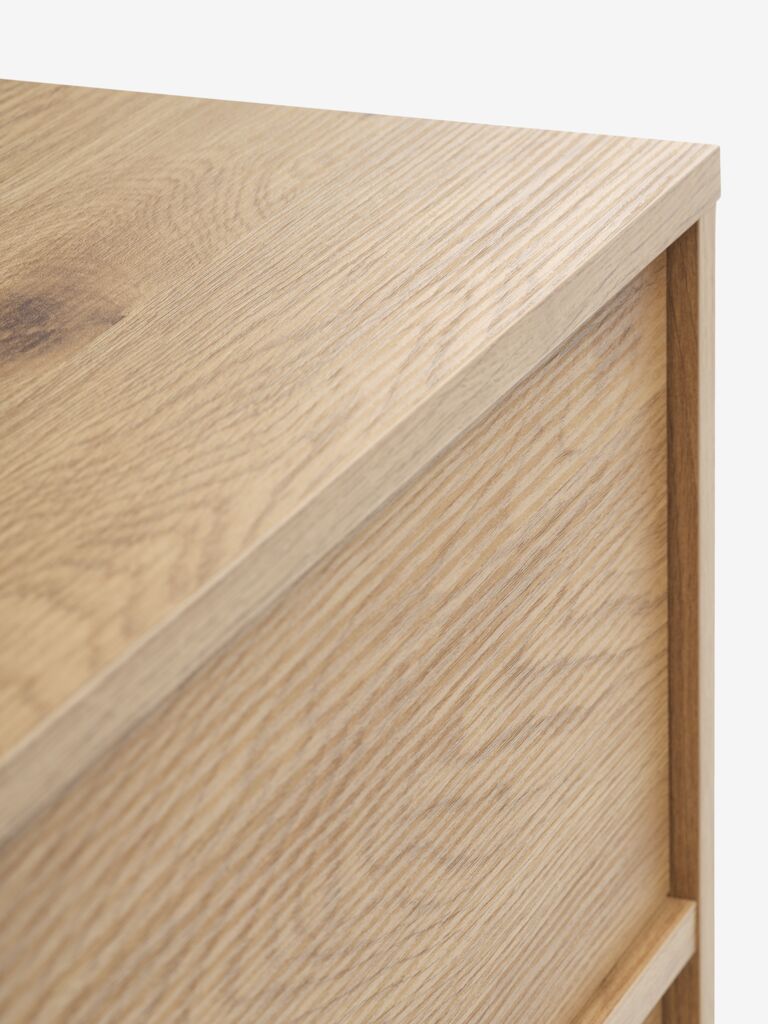 Commode – 4 tiroirs – Chêne chaud