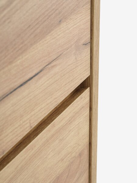 Meuble à chaussures LIMFJORDEN coloris chêne naturel sauvage