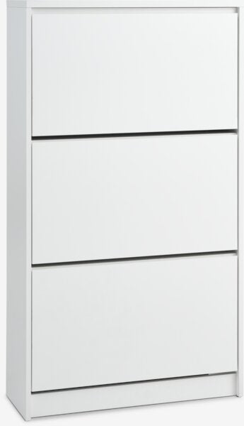 Meuble à chaussures LIMFJORDEN 3 comp. blanc