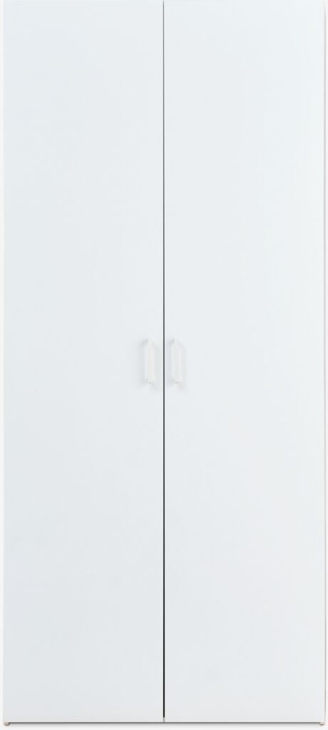 Armoire 78x176 2 portes blanc