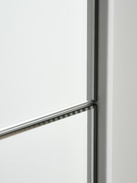 Armoire RABERG 200x200 a/miroir blanc