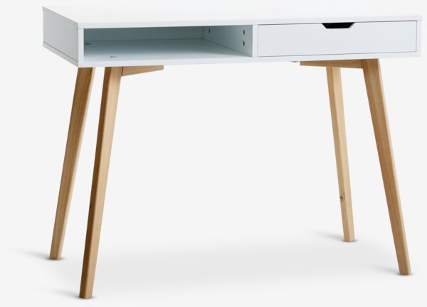 Bureau TAMHOLT 50x100 blanc/naturel