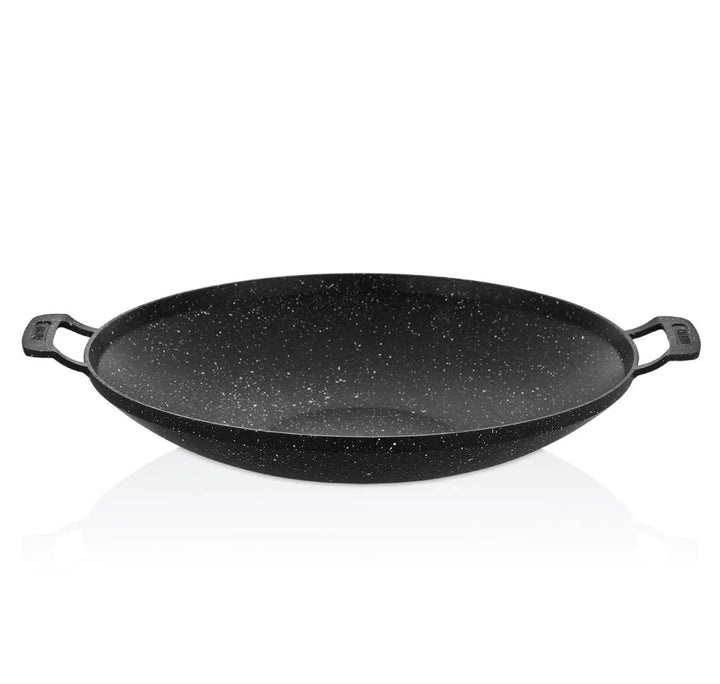 Wok Poêle en fonte Amboss Violet – Idéale pour mechoui, viandes et légumes