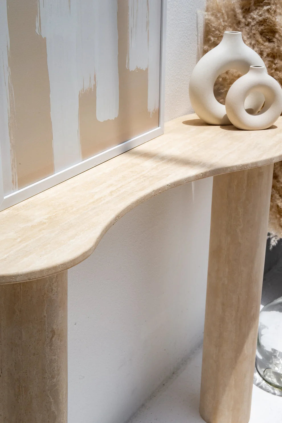 Console en Travertin