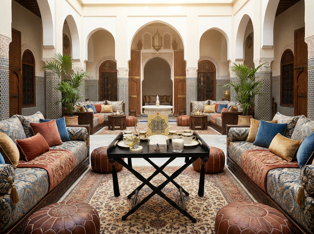 Table Pliante "Riad Pliant" (Noir Mat)