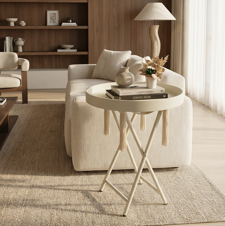 Table d'Appoint Pliante "Hauteur Moderne"