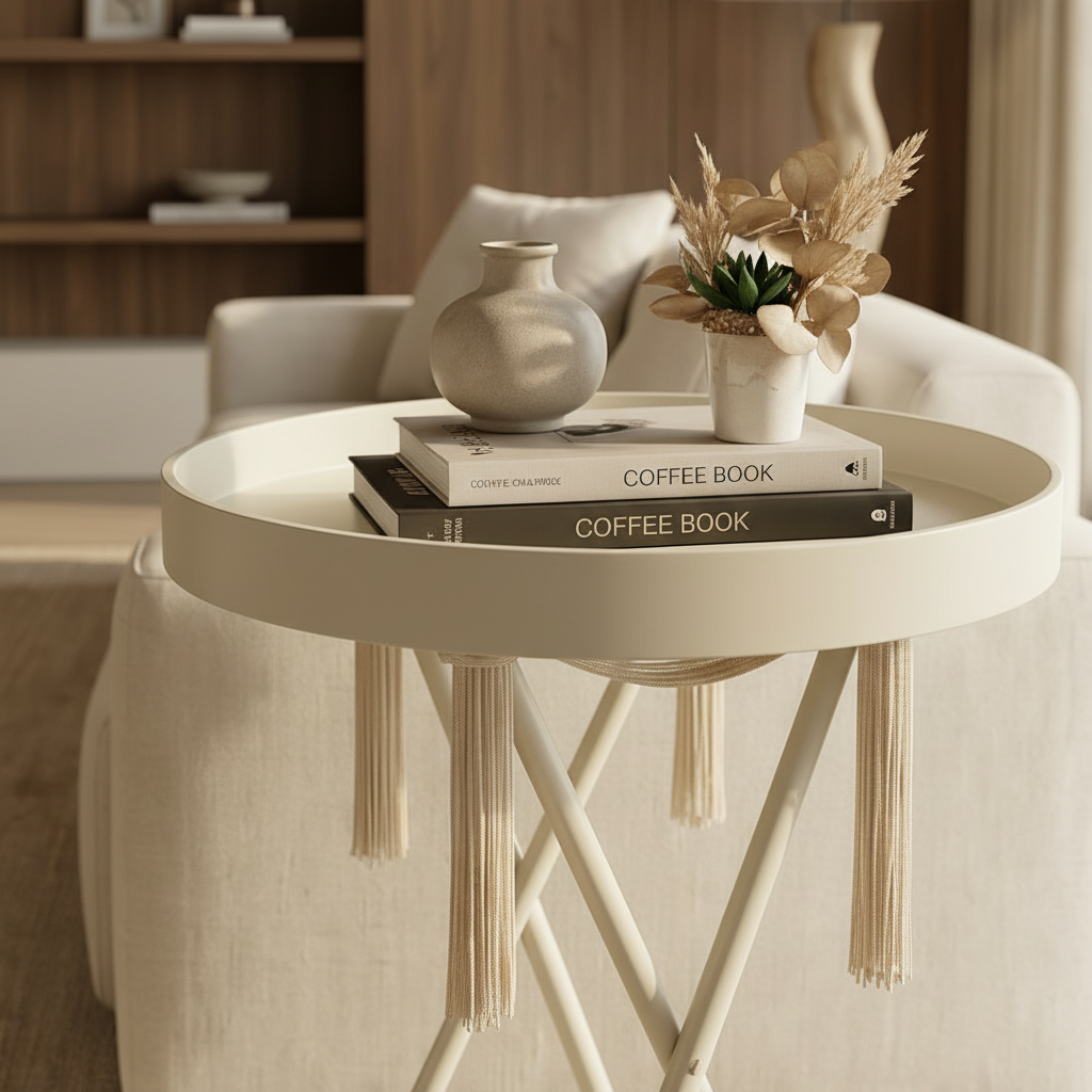 Table d'Appoint Pliante "Hauteur Moderne"