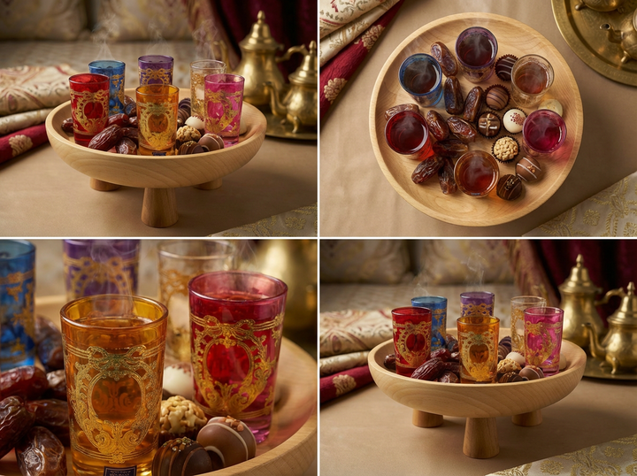 Coupe Sur Pied "Sahara" (Grand Format, Bois Massif)