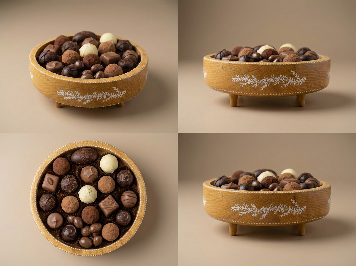 Plateau Sur Pieds "Majorelle Mood" (14 x 13 cm)