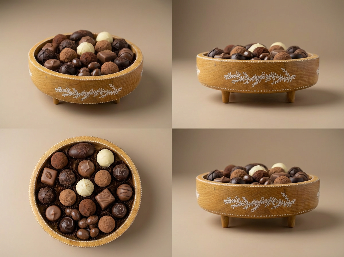 Plateau Sur Pieds "Majorelle Mood" (14 x 13 cm)