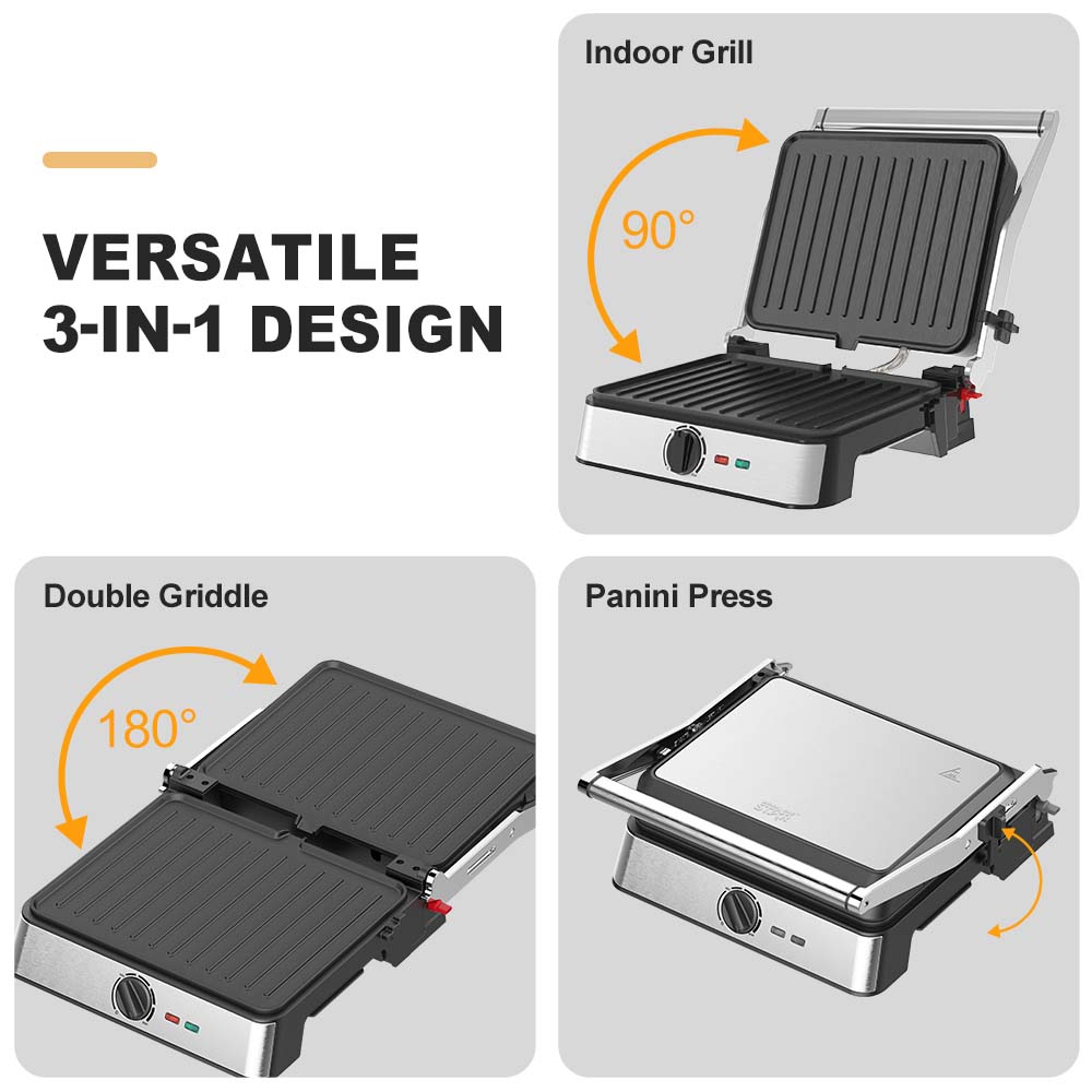 Grill électrique multifonction 2200 W – Winning Star