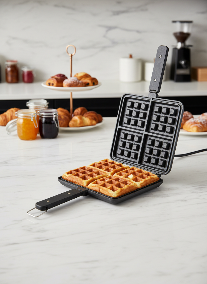 Gaufrier Granit a gaz