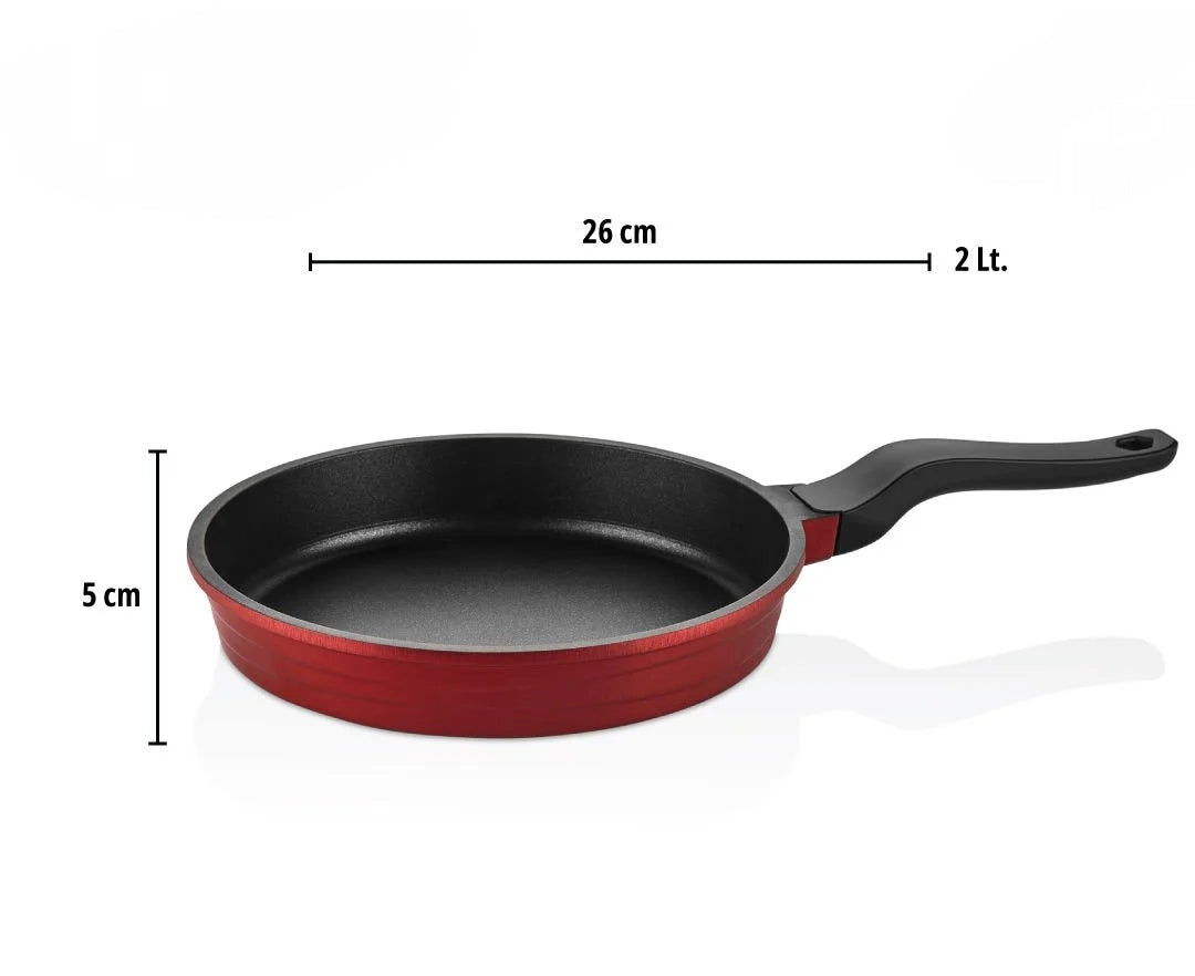 Set de Casseroles Amboss Copper 7 Pièces Fonte – Rouge