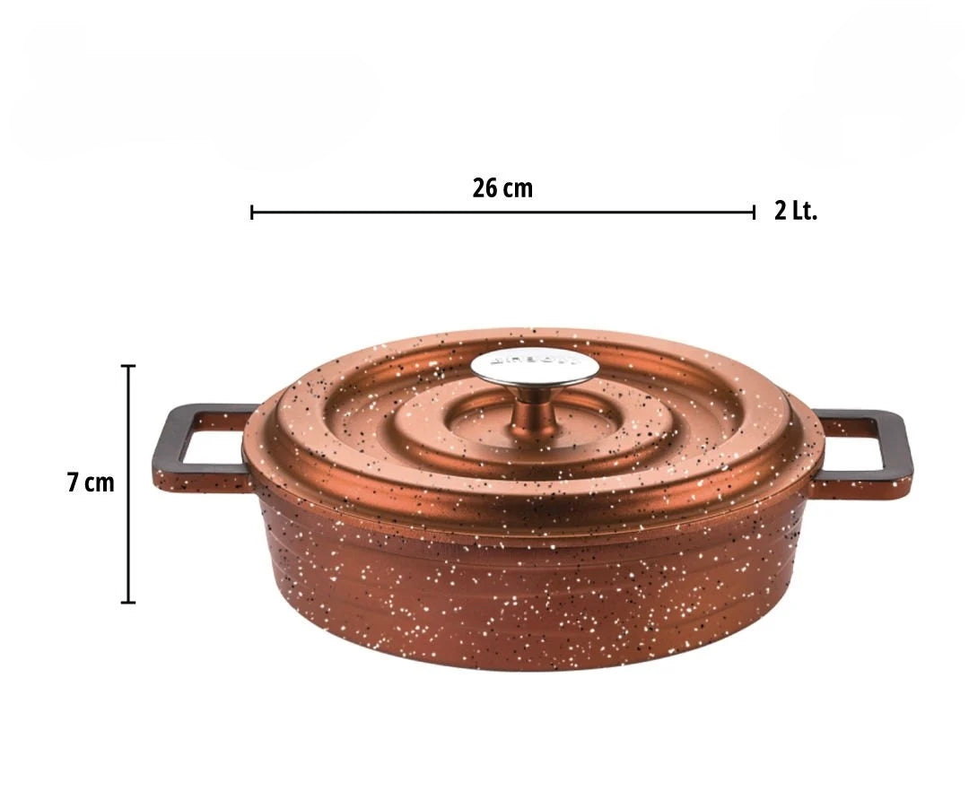 Set de Casseroles Amboss Copper 7 Pièces en Fonte – Cuivre