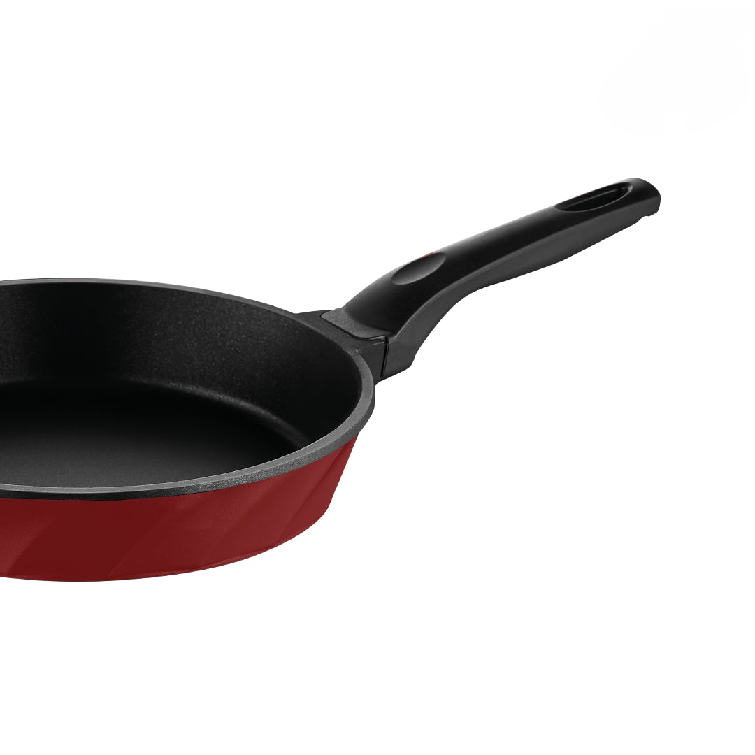 Set Vento 7 Pièces – Fonte avec Revêtement Titane (Rouge)