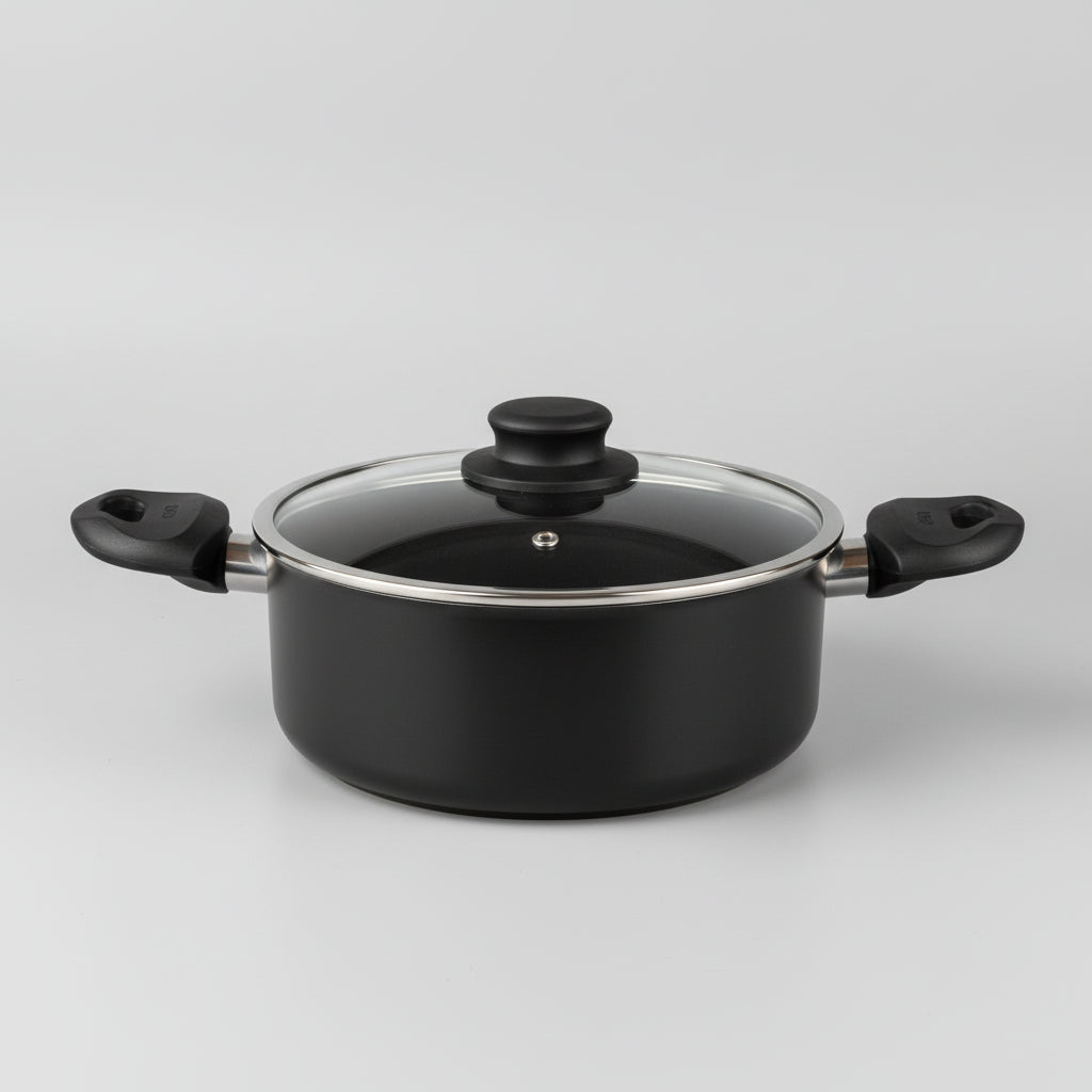 Casserole Cem Dynamic Stone – Revêtement Pierre (22 cm / 26 cm / 30 cm / 32 cm)