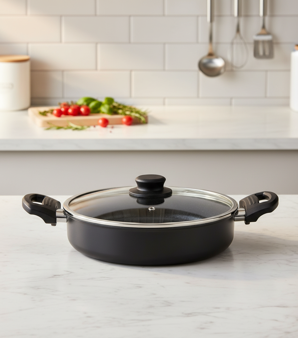 Casserole Cem Dynamic Stone – Revêtement Pierre (22 cm / 26 cm / 30 cm / 32 cm)