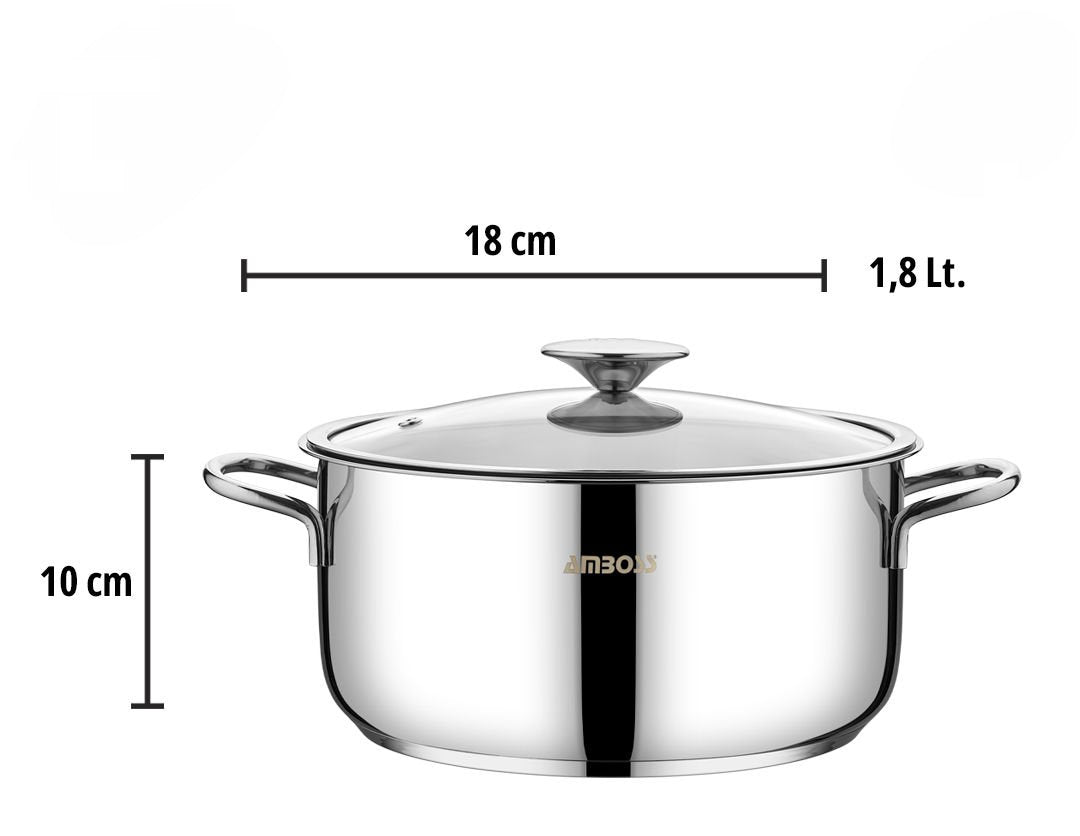 Amboss Cool – Set de 8 Pièces en Acier Inoxydable