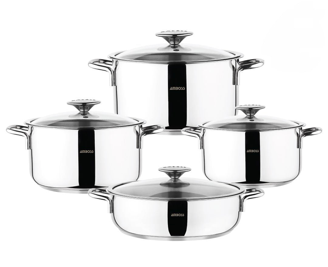 Amboss Cool – Set de 8 Pièces en Acier Inoxydable