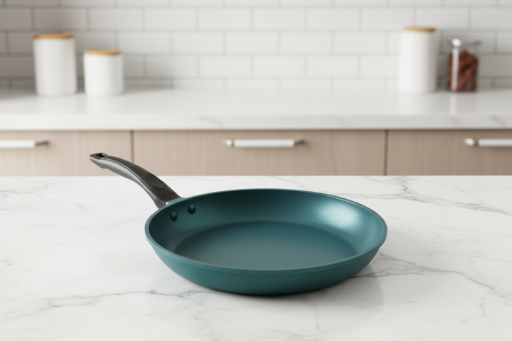 Poêles TURQUOISE antiadhésives – 26, 28, 30 cm – Revêtement haute qualité