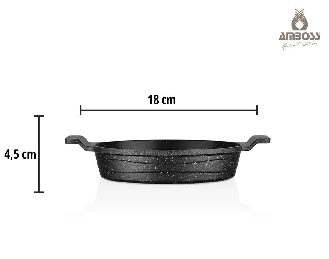 Amboss Astral Ensemble de 3 Poêles en Granit – Poêle