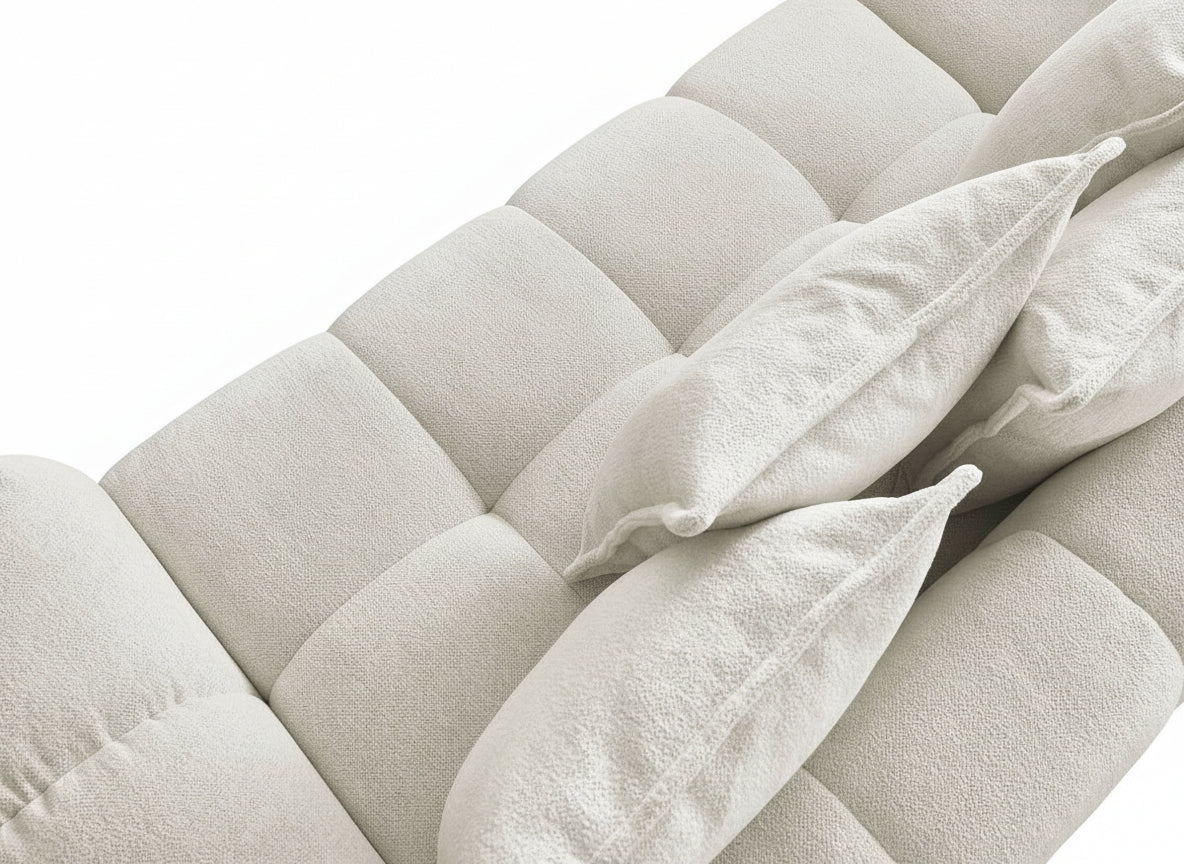 Canapé FLY d'angle convertible coffre – tissu chiné