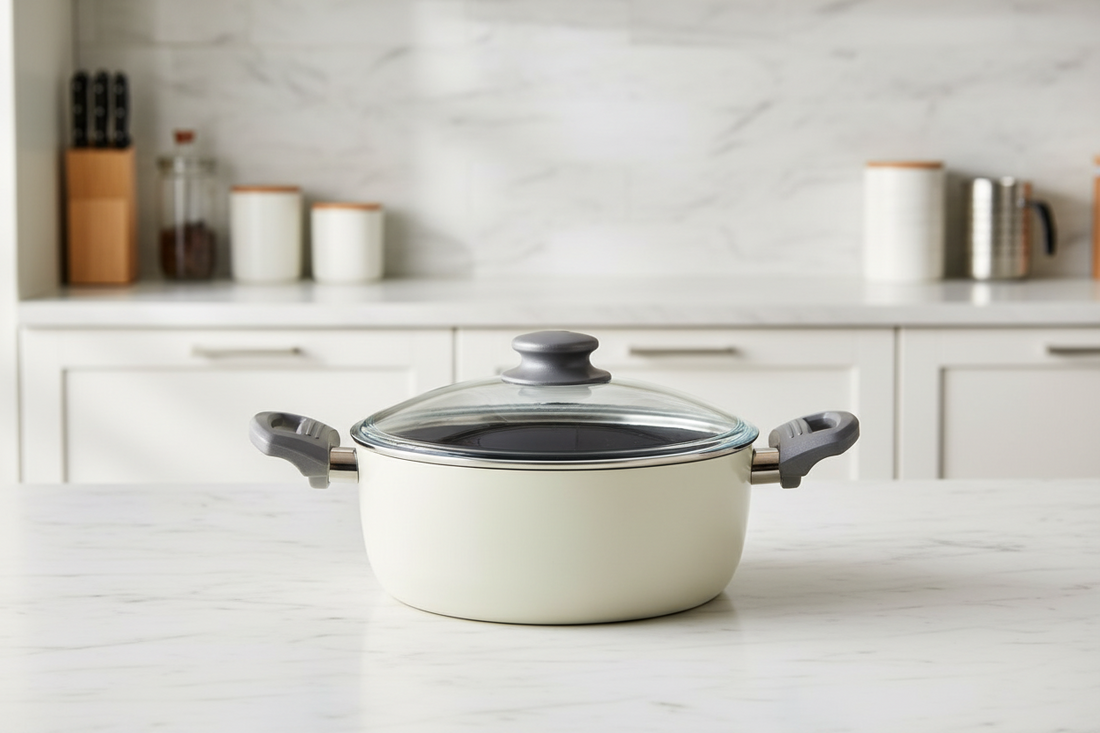 Casserole Cem Soft Céramique Gris – Antiadhésive