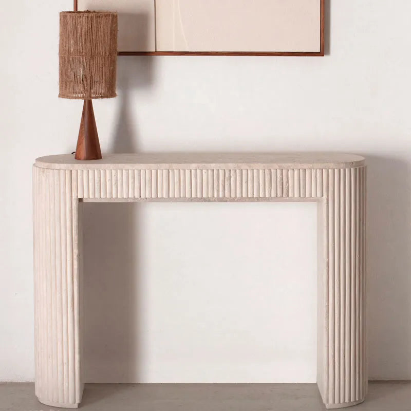 Console en travertin