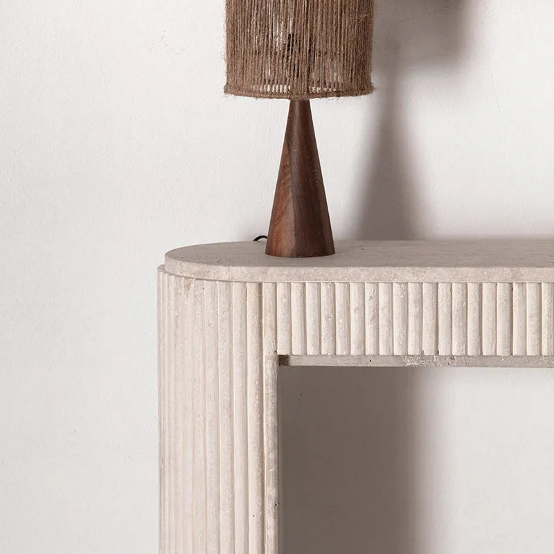 Console en travertin