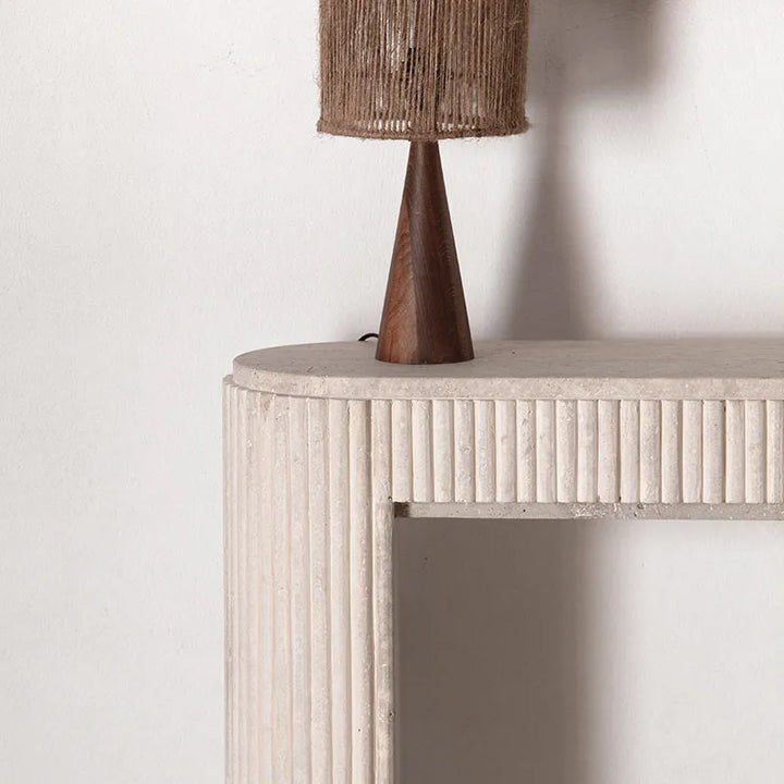 Console en travertin