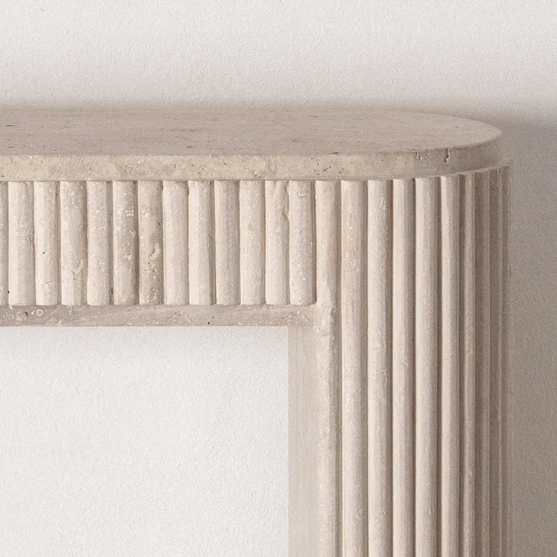 Console en travertin