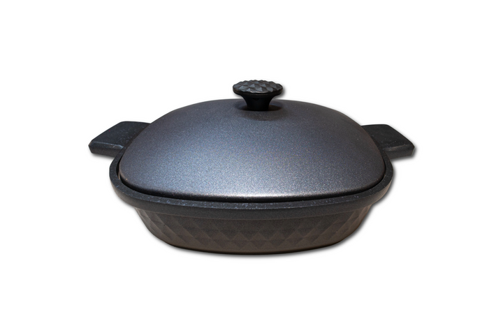 Marmite carrée avec couvercle – 26 cm