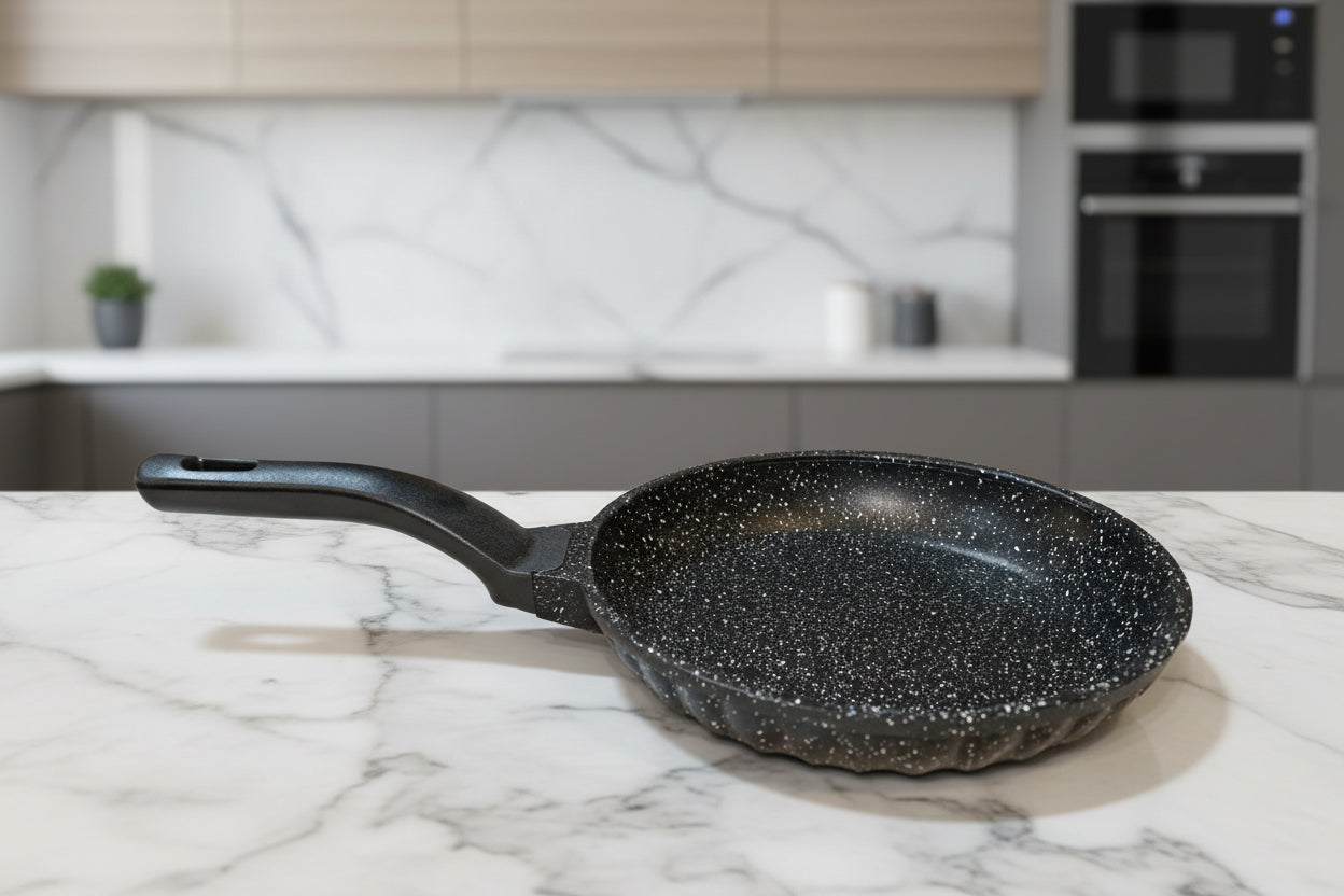 Cem set de 3 Poêles – Fonte d'Aluminium – 20, 24 et 28 cm