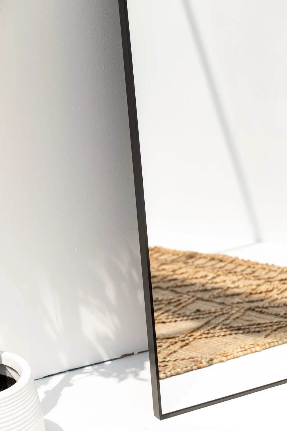 Miroir XXL Noir – Pleine Longueur 200x100 CM